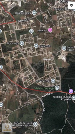 Kepez Odabaşında Villa İmarlı Satılık 825m2 Arsa — fotoğraf 2