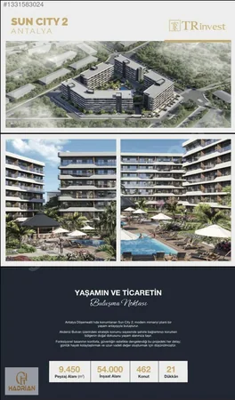 Sun City 2 Projesinde 1+1 Satılık Katta Daire — fotoğraf 19