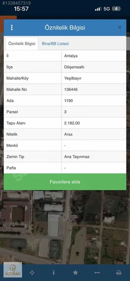 Yeşilbayır Da 2182 Metre Kiralık Arsa — fotoğraf 2