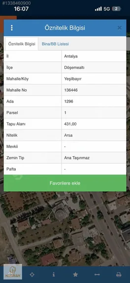 Yeşilbayır Da 431 Metre Kiralık Arsa — fotoğraf 2